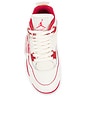 view 4 of 6 SNEAKERS AIR JORDAN 4 RETRO in Pale Ivory, Sierra Red & Tough Red