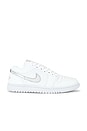 view 1 of 6 SNEAKERS AIR JORDAN 1 LOW SE in White & Metallic Silver