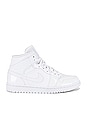 view 1 of 6 AJ 1 Mid Sneaker in White