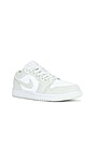 view 2 of 6 Air Jordan 1 Low Sneaker in Spruce Aura & White