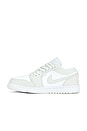 view 5 of 6 Air Jordan 1 Low Sneaker in Spruce Aura & White