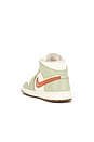 view 3 of 6 Air Jordan 1 Mid SE Sneaker in Olive Aura, Pearl White & Lawn