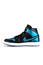 view 5 of 6 AJ 1 Mid Sneaker in Black & Multicolor