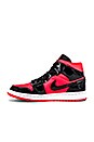 view 5 of 6 SNEAKERS AJ 1 MID in Burnt Crimson & Black