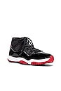 view 2 of 6 Air Jordan 11 Retro Sneaker in Black & True Red