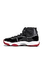 view 5 of 6 Air Jordan 11 Retro Sneaker in Black & True Red