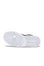 view 6 of 6 Air Jordan 1 Mid Sneaker in Black, White & Noble Red