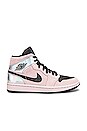 view 1 of 6 SNEAKERS AIR JORDAN 1 MID in Barely Rose & Black