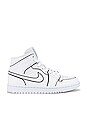 view 1 of 6 Air Jordan 1 Mid SE Sneaker in White