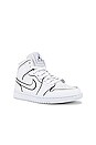 view 2 of 6 Air Jordan 1 Mid SE Sneaker in White