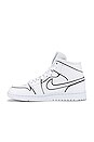 view 5 of 6 Air Jordan 1 Mid SE Sneaker in White