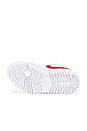 view 6 of 6 Air Jordan 1 Low Sneaker in White & University Red