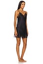 view 2 of 3 Charlotte Short Slip in Black