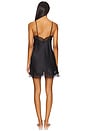 view 3 of 3 Charlotte Short Slip in Black