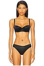 view 1 of 4 Iris Low Balconette Bra in Noir