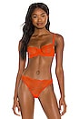 view 1 of 4 Allegra Balconette Bra in Tangerine