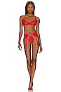 view 4 of 4 SOUTIEN-GORGE À ARMATURES KARINA in Rouge