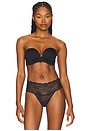 view 1 of 5 Sapna Strapless Plunge in Noir