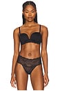 view 2 of 5 Sapna Strapless Plunge in Noir