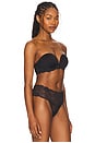 view 3 of 5 Sapna Strapless Plunge in Noir