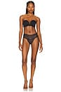 view 5 of 5 Sapna Strapless Plunge in Noir