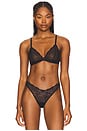 view 1 of 4 Mae Triangle Bralette in Noir