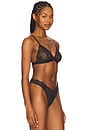 view 2 of 4 Mae Triangle Bralette in Noir