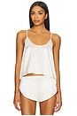 view 1 of 4 Celine Open Back Cami in Blanc