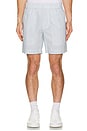 view 5 of 6 Sebastian Shorts in Haze Stripe