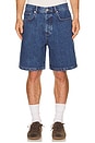 view 1 of 4 Lorcan Denim Shorts in French Blue