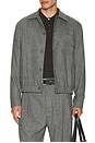 view 1 of 4 Ernie Blouson Shirt Jacket in Charcoal Melange