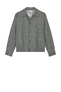 view 3 of 4 Ernie Blouson Shirt Jacket in Charcoal Melange