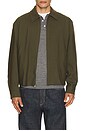 view 1 of 4 Sidney Blouson Jacket in Dark Olive