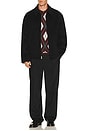 view 3 of 4 Quinn Zip Front Jacket in Black