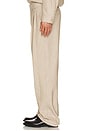 view 4 of 5 Duncan Single Pleat Pull On Pants in Natural Linen