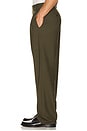 view 2 of 5 Julian Pleated Trouser in Dark Olive
