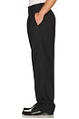 view 2 of 5 Julian Pleated Trouser in Black