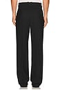 view 3 of 5 Julian Pleated Trouser in Black