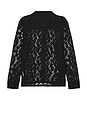 view 2 of 3 レースシャツ in Black