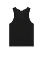 view 1 of 3 Ribbed Tank in Black