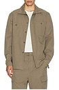 view 3 of 4 Sean Shirt Jacket in Faded Olive