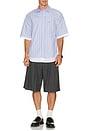 view 3 of 5 Steven Double Layer Shirt in Blubell Stripe