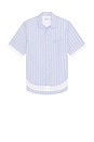 view 4 of 5 Steven Double Layer Shirt in Blubell Stripe