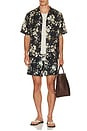 view 3 of 4 Casper Printed Silk Shirt in Floral Print