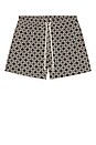 view 4 of 5 Malachi Swim Shorts in Chocolate Ivory