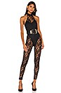 view 1 of 4 x REVOLVE Halter Catsuit in Black Lace
