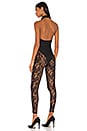 view 4 of 4 x REVOLVE Halter Catsuit in Black Lace