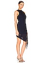 view 2 of 4 Chelle Fringe Mini Dress in Midnight & Black