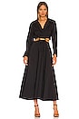 view 1 of 3 ROBE ALEX CUTOUT in Black