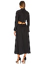 view 3 of 3 ROBE ALEX CUTOUT in Black